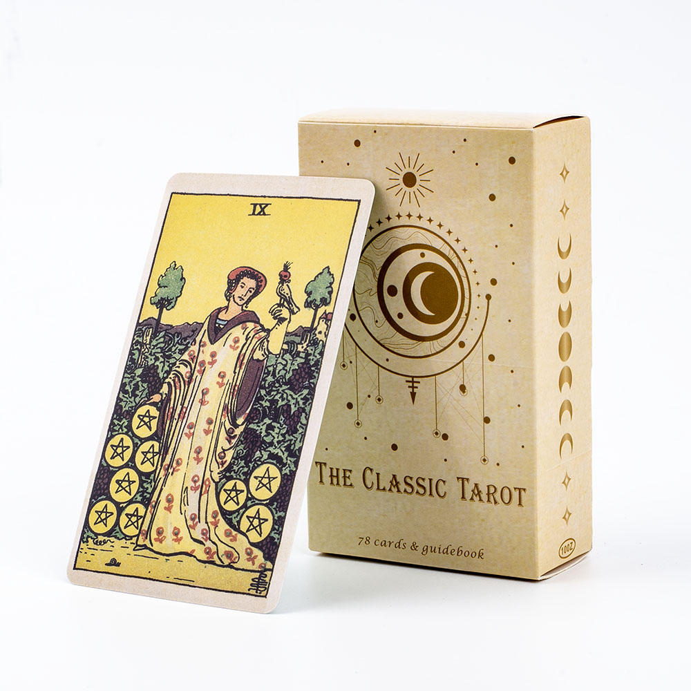 Tarot Cards Deck With Guidebook - Классическая настольная игра Таро для начинающих,
