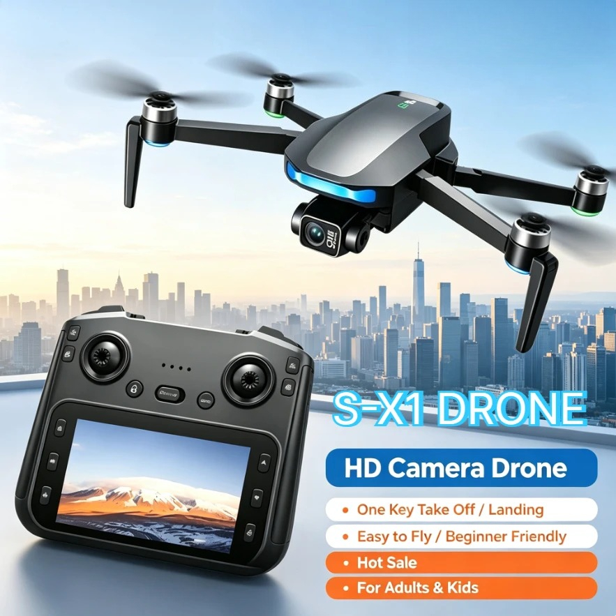 Fpv Brushless Rc Drone 4K - Оригинальный GPS-дрон S-X1 с 8K HD
