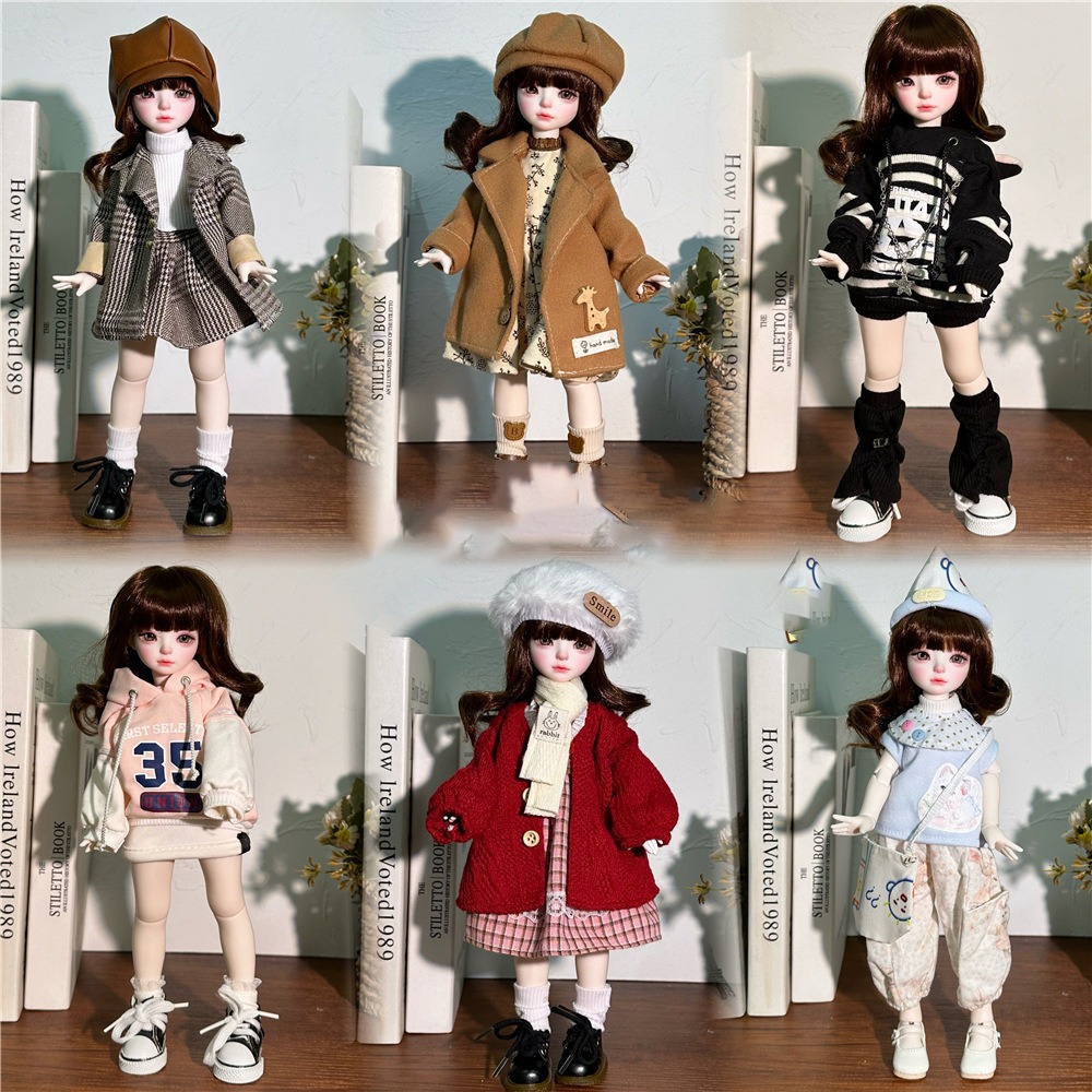 1/6 кукла BJD, платье, модная  – обзор и цена Bjd Doll 1 6 Full Set With Clothes