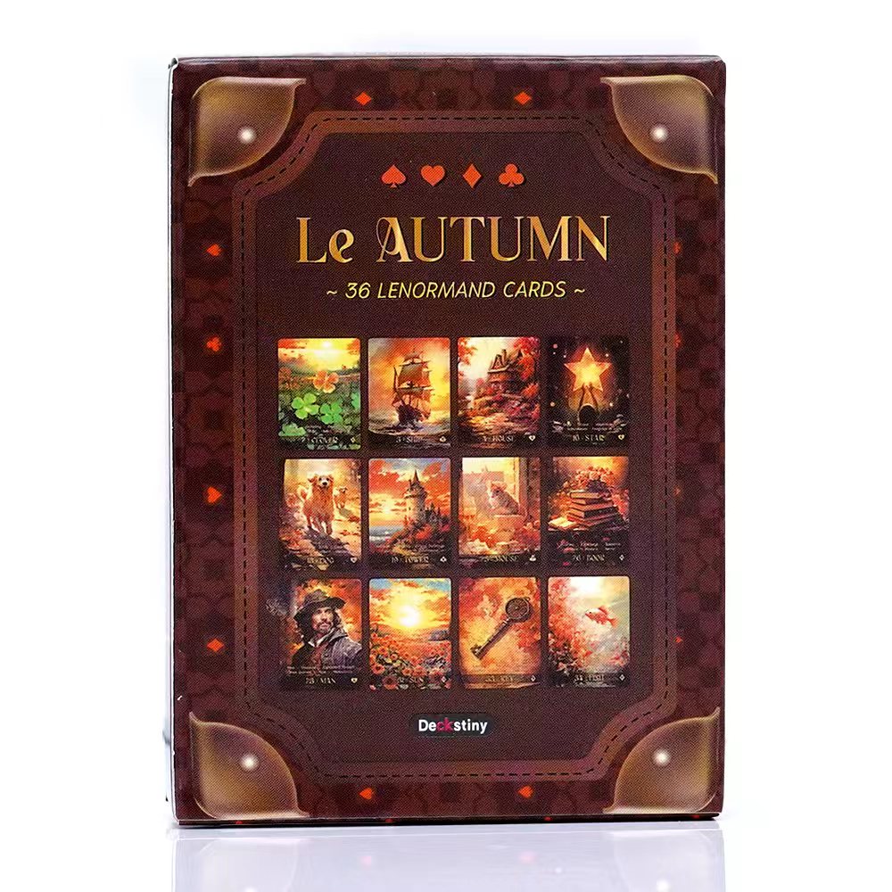 Колода Таро Ленорман, осенняя  – обзор и цена Tarot Cards Deck With Guidebook
