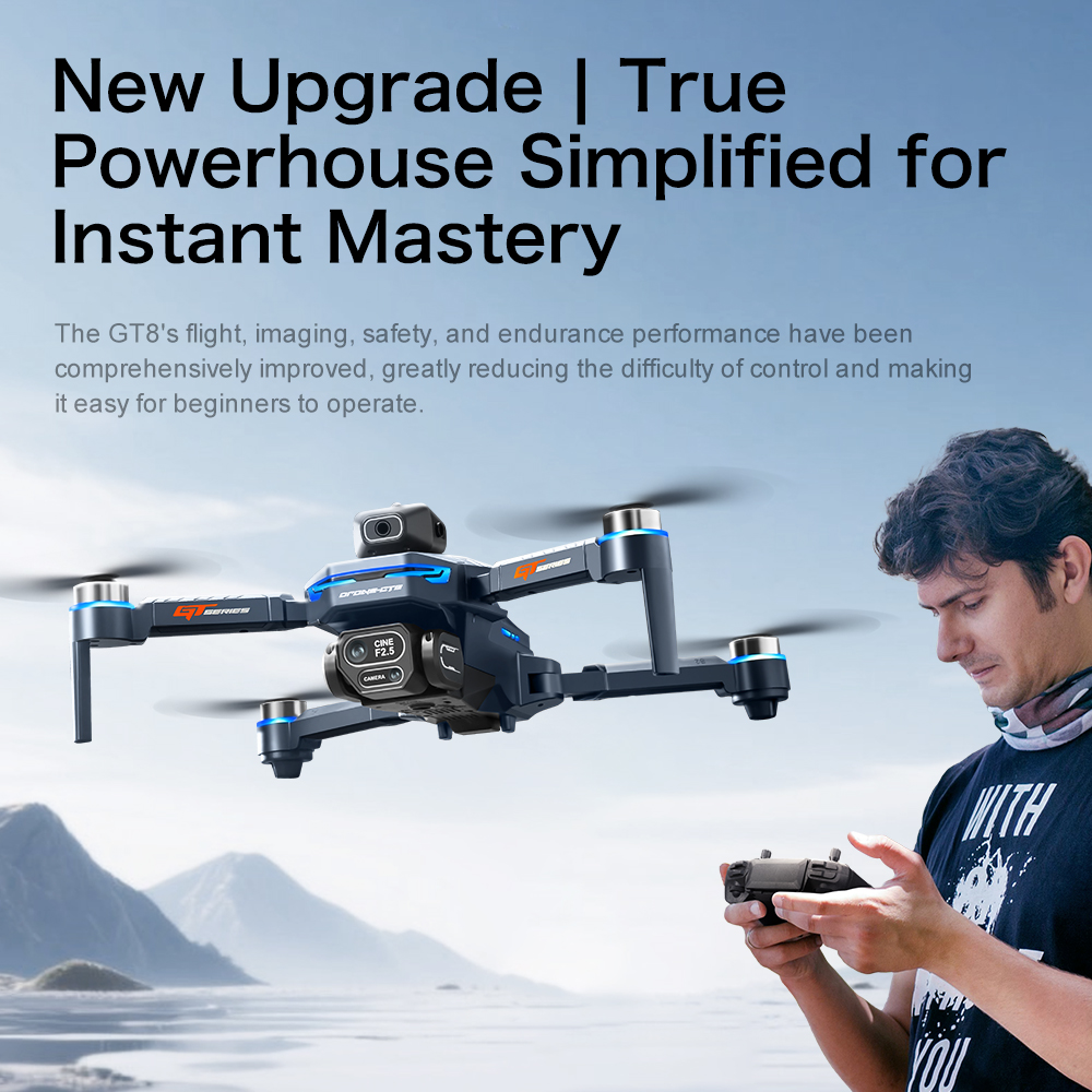 Оригинальный дрон GT8 8K с про – обзор и цена Fpv Brushless Rc Drone 4K