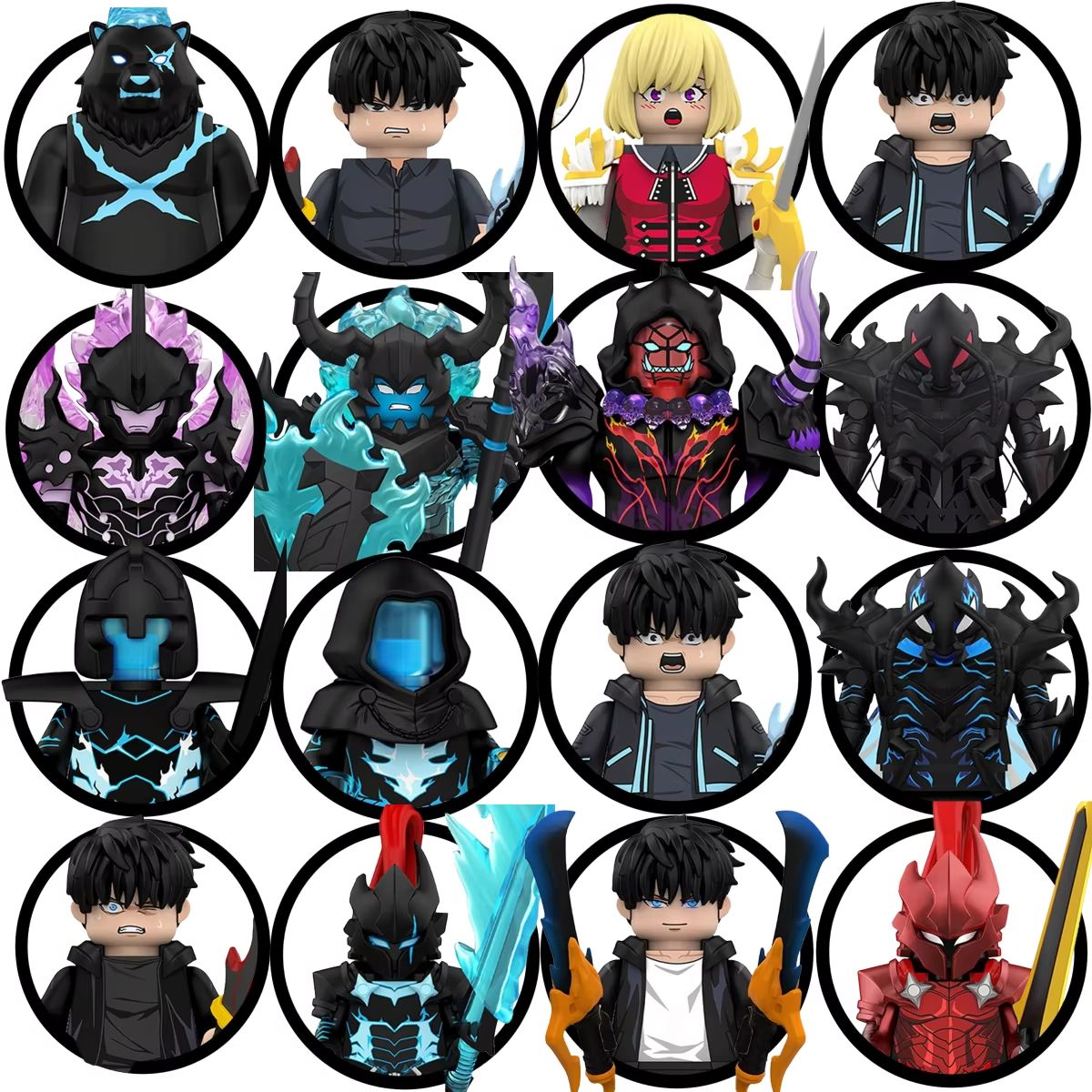 Набор мини-фигурок-конструктор – обзор и цена Anime Action Figure Blind Box