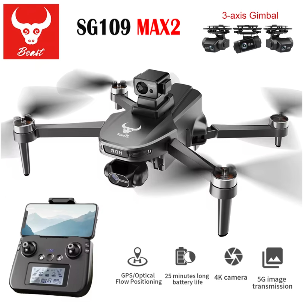 SG109 MAX2 Профессиональный др – обзор и цена Fpv Brushless Rc Drone 4K