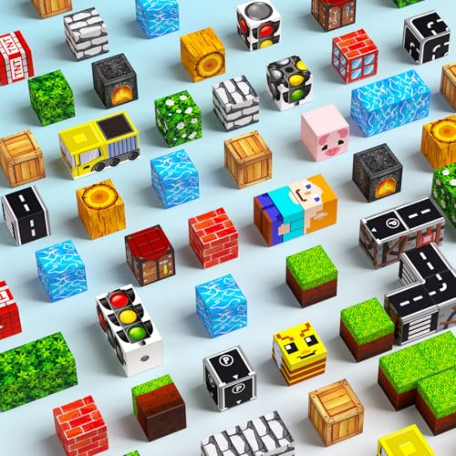 Набор магнитных блоков (100 шт – обзор и цена Magnetic Building Tiles Set 100Pcs