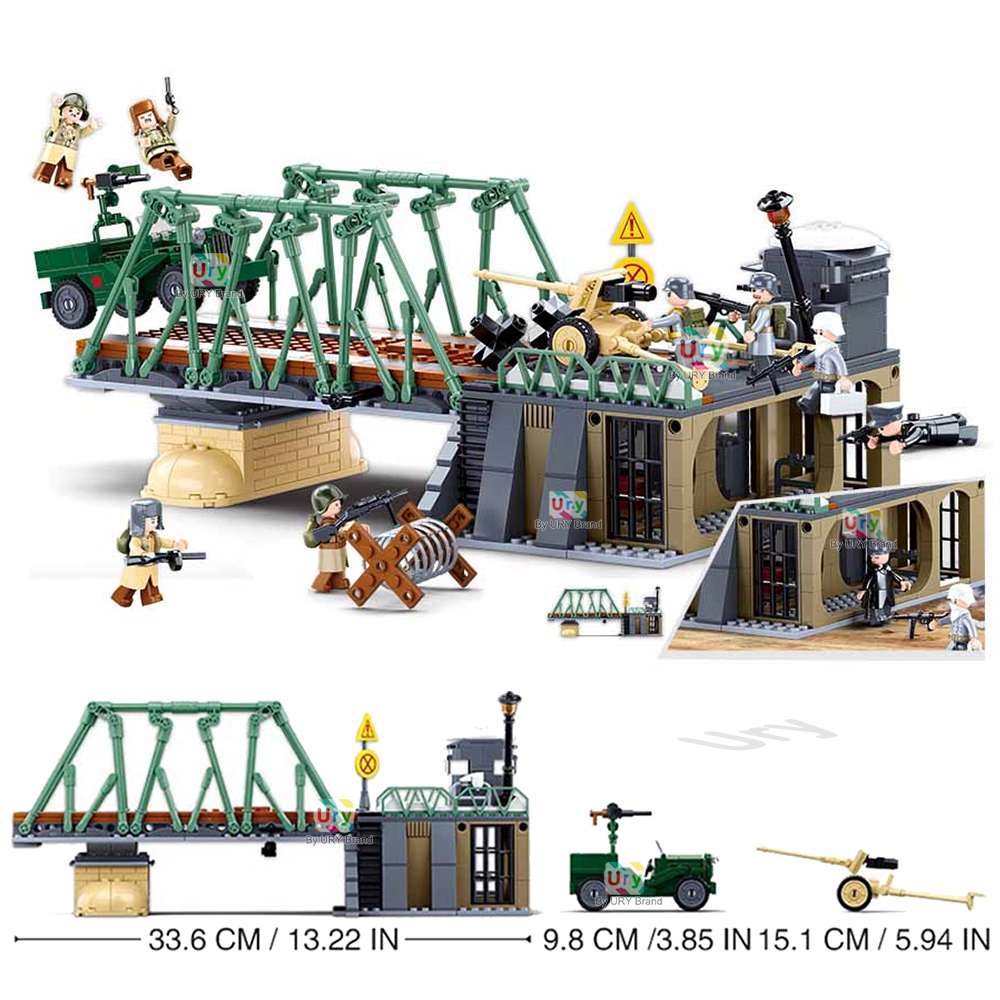 Слубан Военная Мышь Тигр-Корол – обзор и цена Lego Compatible Military Tank