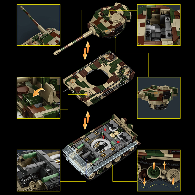 Набор строительных блоков «Нем – обзор и цена Lego Compatible Military Tank
