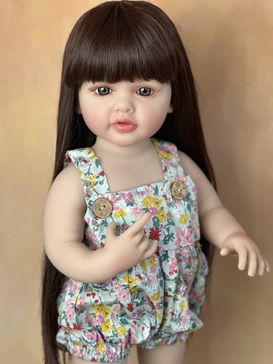 22-дюймовая приятная силиконов – обзор и цена Reborn Baby Doll Silicone Realistic