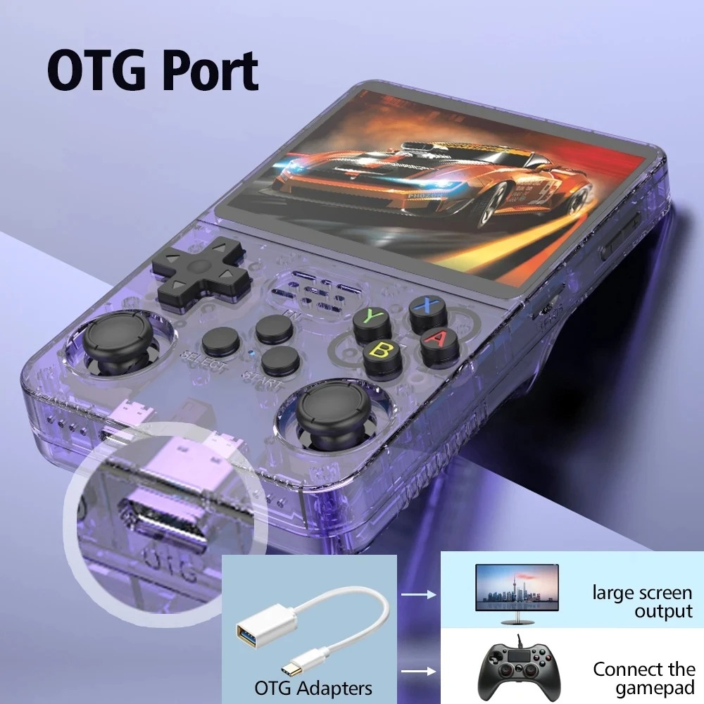 Новая портативная игровая конс – обзор и цена Retro Handheld Game Console R36S
